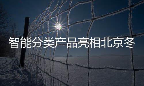 北京智能冬奥会赛亮相区产品分类